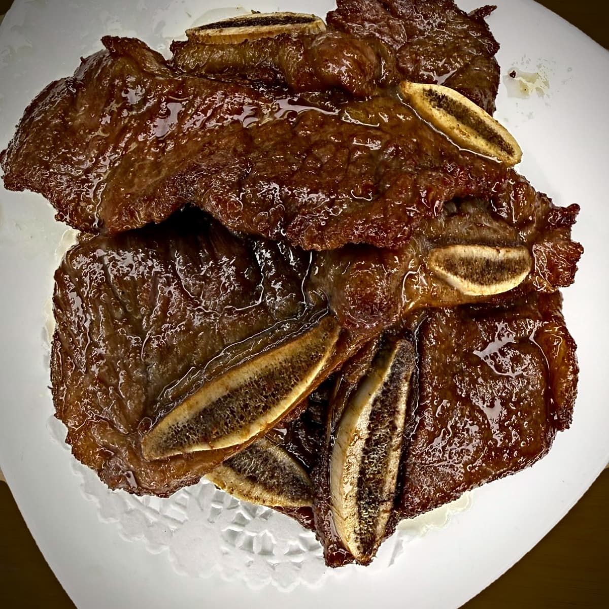 Pan-Fried Short Rib with Honey Sauce