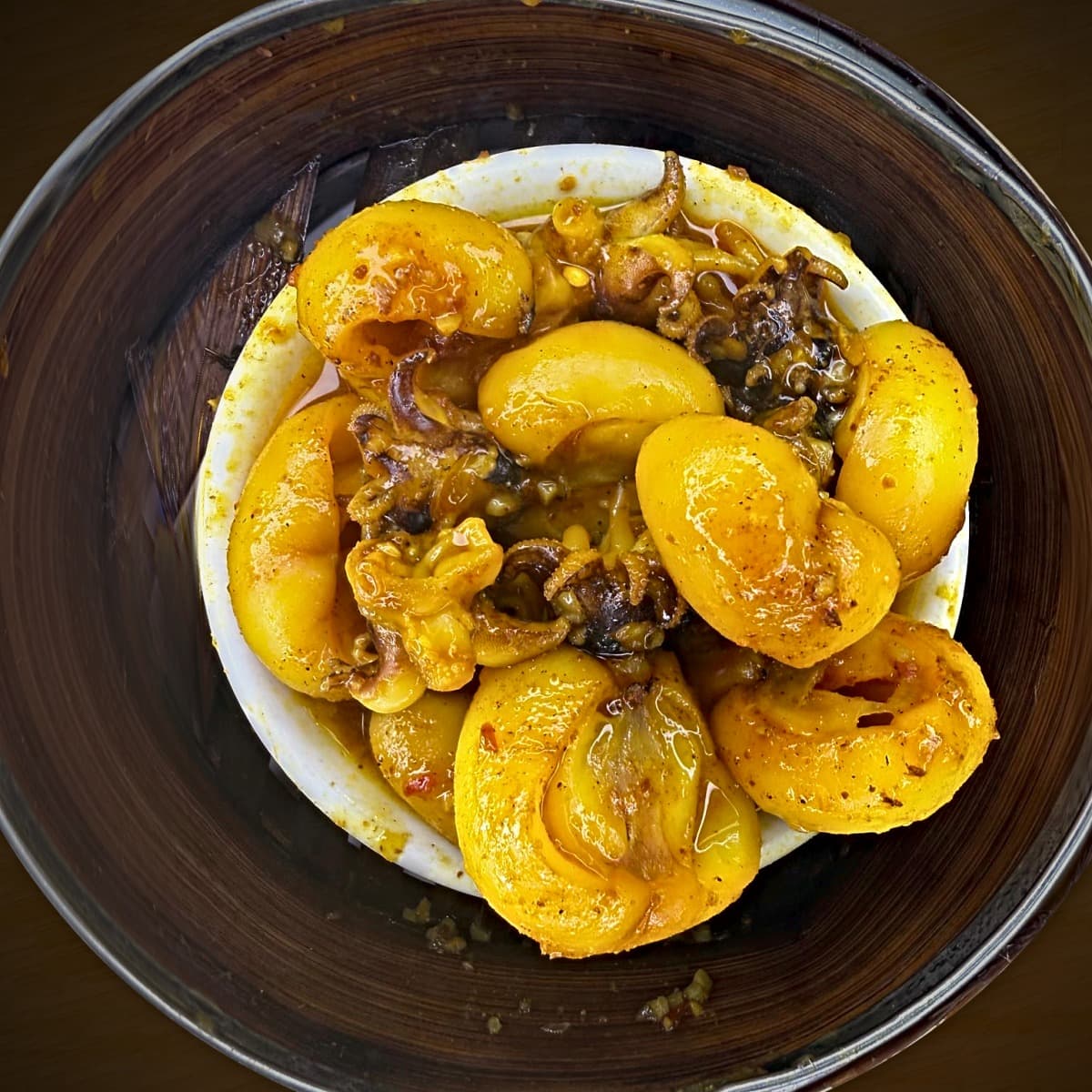 Cuttlefish with Curry Sauce