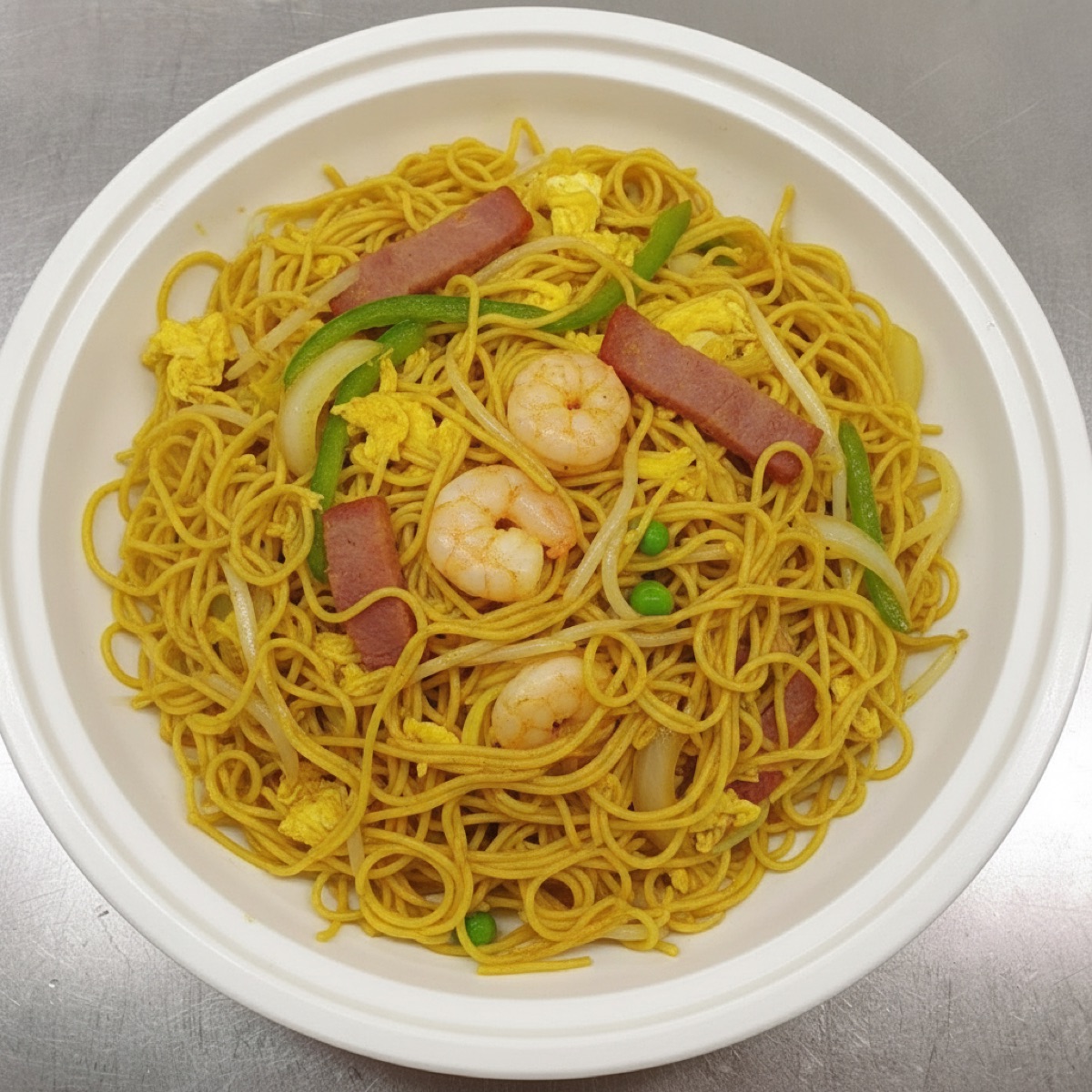 Fried Vermicelli in Singapore Style