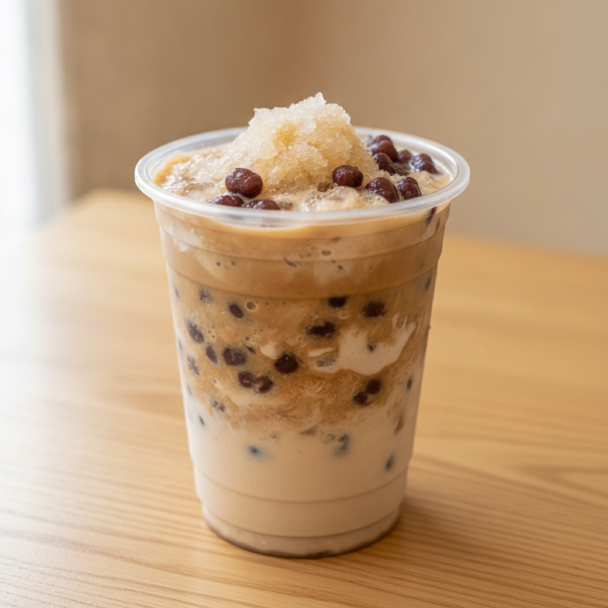 Red Bean with Milk Tea Freeze