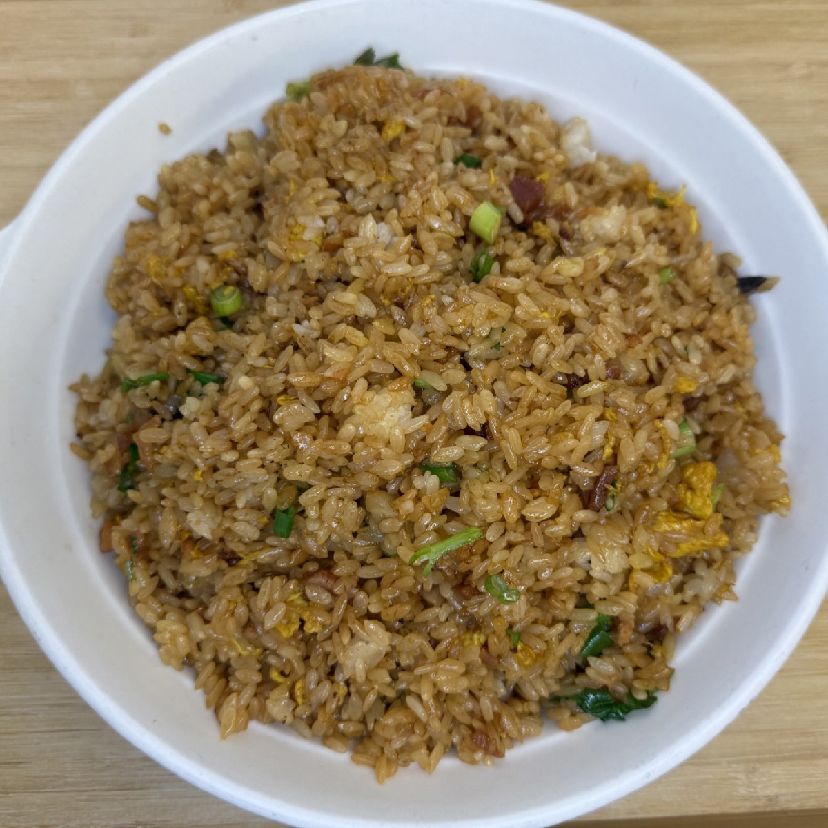 Fried Sticky Rice with Chinese Preserved Sausage