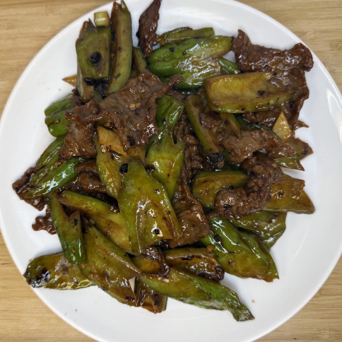 Stir-Fried Beef with Bitter Melon