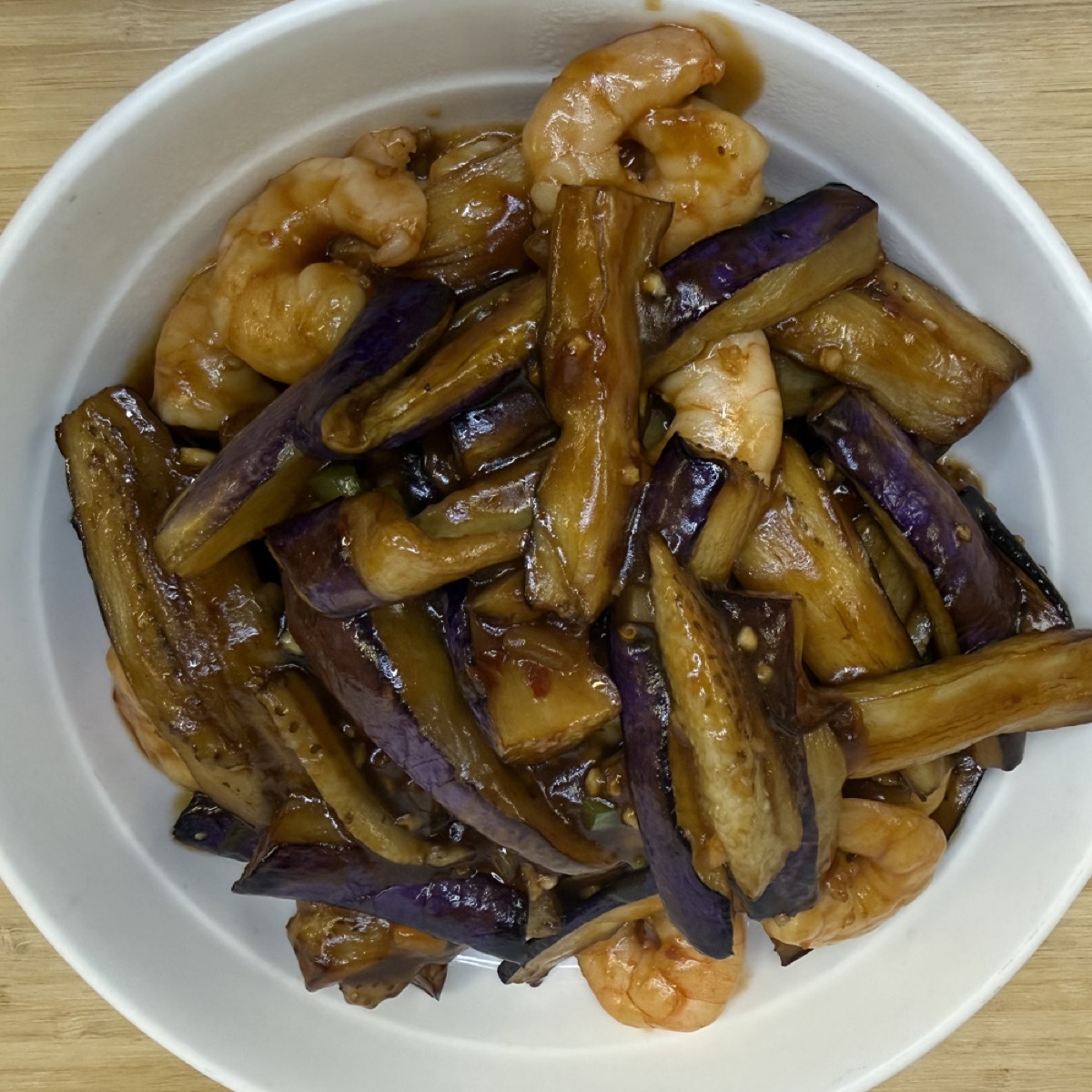 Shrimp & Eggplant in Special Sauce